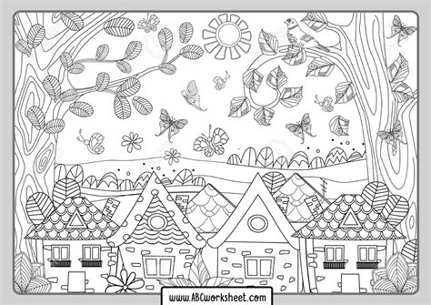 landscape coloring pages clowncoloringpages