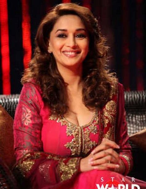 Madhuri Dixit Hot Photos In Red Dress Bollywood