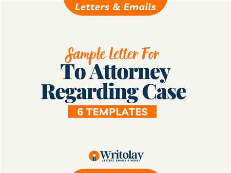 sample letter  attorney  case  templates writolay