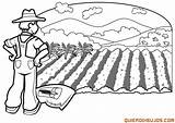 Agricultura Agricultor sketch template