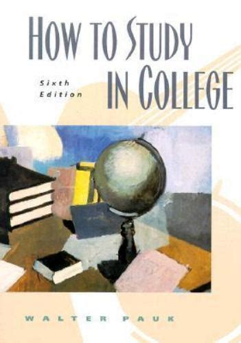 study  college  walter pauk  trade paperback  sale