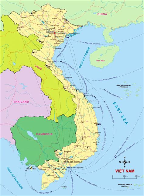 vietnam maps printable maps  vietnam