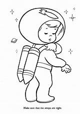 Coloring Pages Color Getdrawings Flyers Astronaut Astronauts sketch template