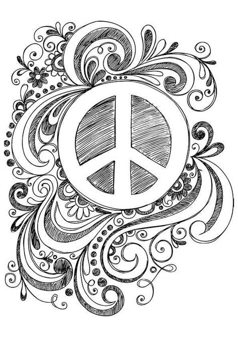 peace sign mandala coloring pages sarah roberts coloring pages