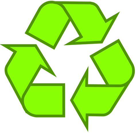 recycle symbol transparent clipart
