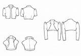 Bolero Drawing Sketch Custom Style Jacket Jackets Choose Paintingvalley Fabric Etsy sketch template