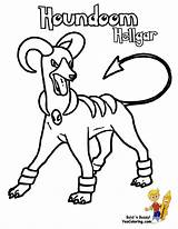 Pokemon Houndoom Coloring Pages Bubakids Ads Google sketch template