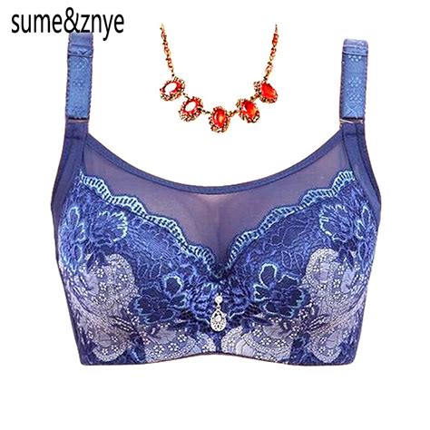 female intimate underwear solid push up bra big large size lace bras