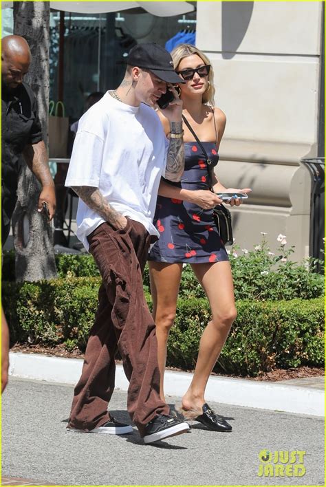 hailey and justin bieber spend the afternoon at the grove photo 4334354 hailey baldwin hailey