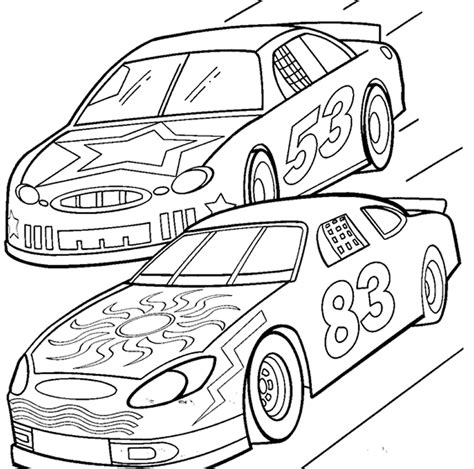 printable race car coloring pages coloring home