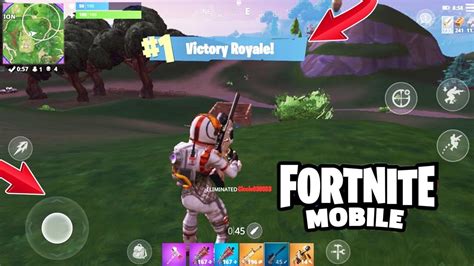Fortnite Battle Royale Mobile Gameplay First Ever