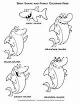 Shark Baby Coloring Family Pages Sharks Puppet Printables Kids Pdf Halloween Coloringbay Hungry Print Animals Babyshark Popular Choisir Tableau Un sketch template