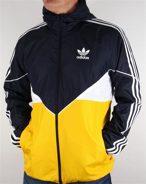 adidas originals colorado windbreaker navyyellowjacketcoatmens