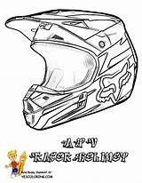 Coloring Pages Motocross Bikes Bike Dirt Library Drawing Clipart Helmet sketch template