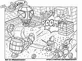 Clash Royale Coloring Pages Drawing Fan Goal Bomb Big Getdrawings Comments sketch template