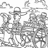 Coloring Pioneer Pages Wagon Covered Pioneers Lds Chuck Clip Time Cartoon Getcolorings Life Activities Mormon Getdrawings Color Stories sketch template