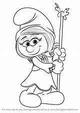 Smurfs Smurfwillow Drawing Smurf Draw Village Lost Step Cartoon Drawings Drawingtutorials101 Learn Getdrawings Paintingvalley sketch template