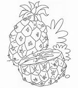 Pineapple Ananas Colorir Abacaxi Mewarnai Kolorowanki Kolorowanka Buah Pineapples Dzieci Dla Druku Sehat Nanas Sketsa Kids Owoc Sempurna Pokoloruj Toddlers sketch template