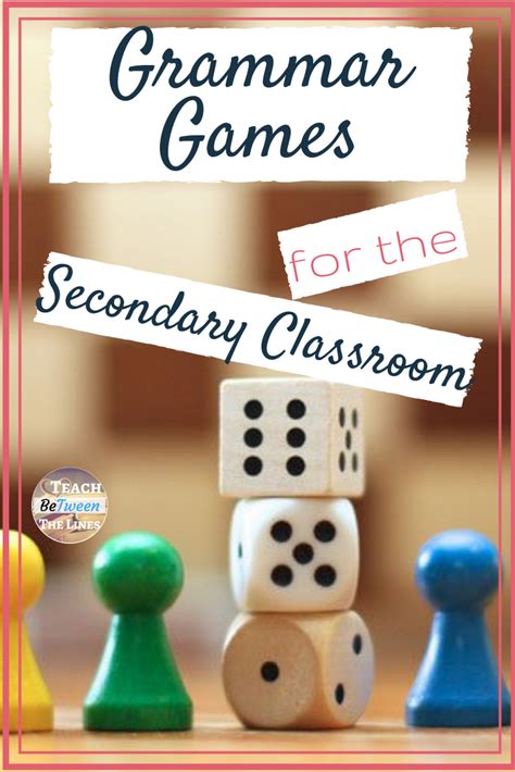Grammar Games For The Secondary Ela Classroom — Teach Between The Lines