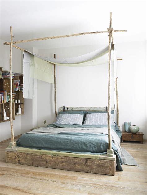 post canopy bed frame foter
