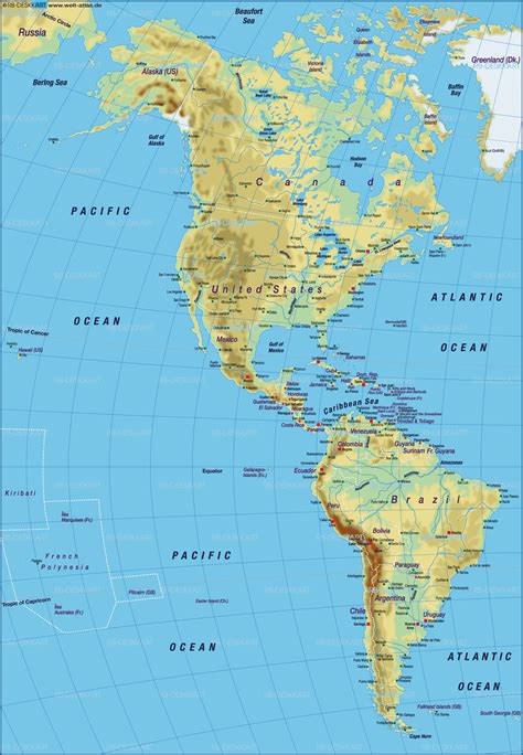 map  americas