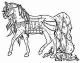 Horse Coloring Pages Horses Carousel Printable Adults Dressage Realistic Rearing Adult Detailed Print Decorated Theme Sea Colouring Sheets Color Flying sketch template