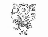 Coloring Minion Tiger Coloringcrew Pages sketch template