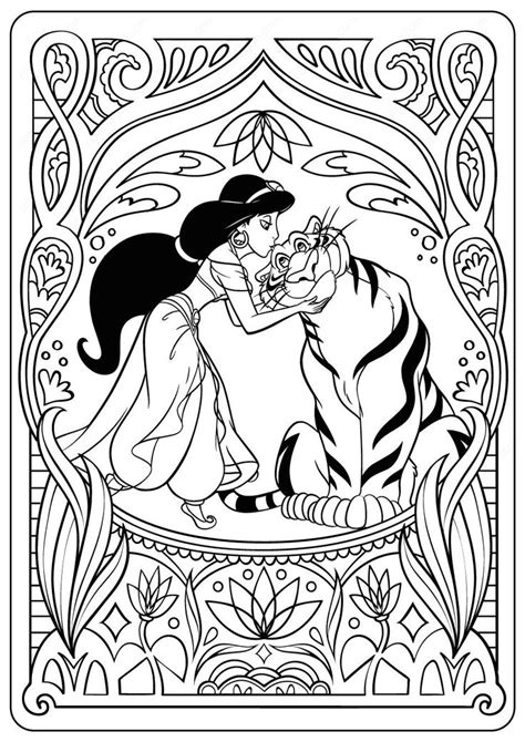 nice jasmine coloring pages      youre  good