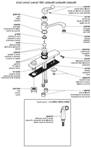 bathtub faucet parts diagram