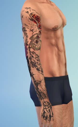 This Is A Tattoo Request From Cooper322 Sims 4