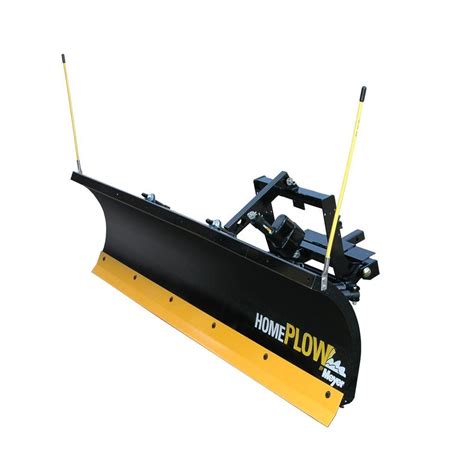home plow  meyer      residential electric auto angle snow plow   home depot