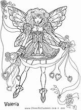 Coloring Pages Fairy Valeria Valentine Fairies Color Adult Mystical Sheets Print Book Printable Mythical Choose Board Tales Disney Pdf Amy sketch template