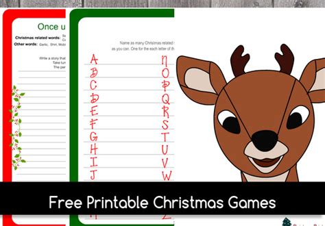 printable christmas games