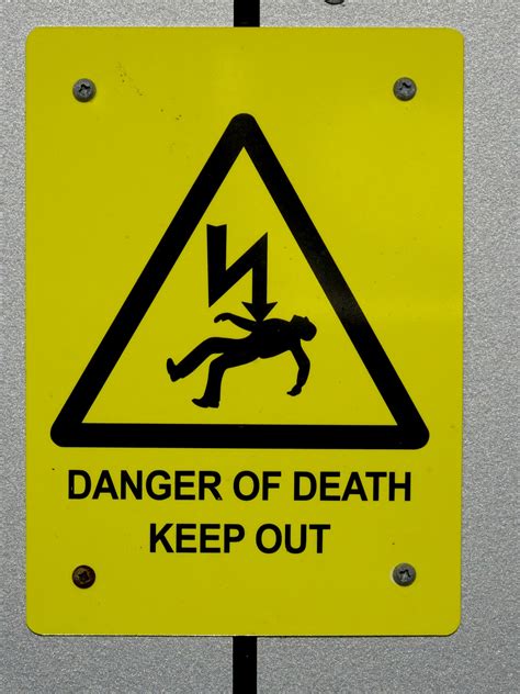 danger  death sign  stock photo public domain pictures