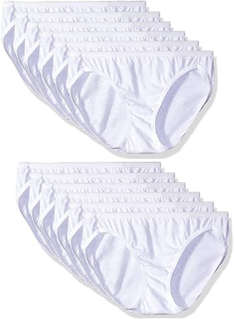 generic hanes 12 pack 100 cotton bikini underwear women