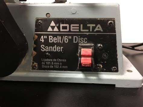 delta model    belt disc sander