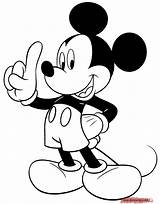 Mickey Mouse Coloring Pages Sheets Printable Disney Print Printables Book Cartoon Finger Baby Mikey Minnie Kids Holding Characters Gif Clip sketch template