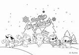 Yoohoo Coloring Friends Pages Christmas Comments Library Coloringhome sketch template