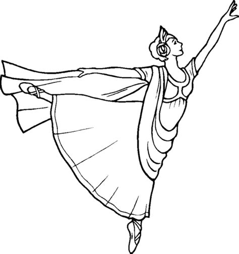 ballet dancer coloring pages coloring home