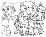 Ruby Rainbow Coloring Pages Characters Lovely Little Girls Coloringpagesfortoddlers Cartoon Depuis Enregistrée sketch template