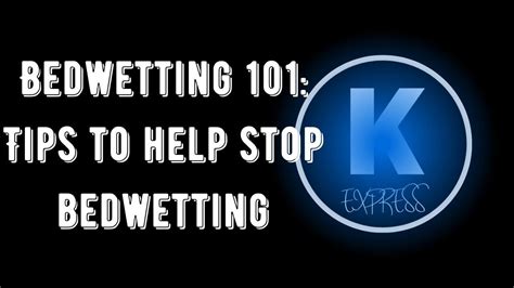 bed wetting simple tips  tricks works   youtube