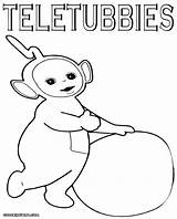 Teletubbies Coloring Pages Laa Colorings Cartoon Print sketch template