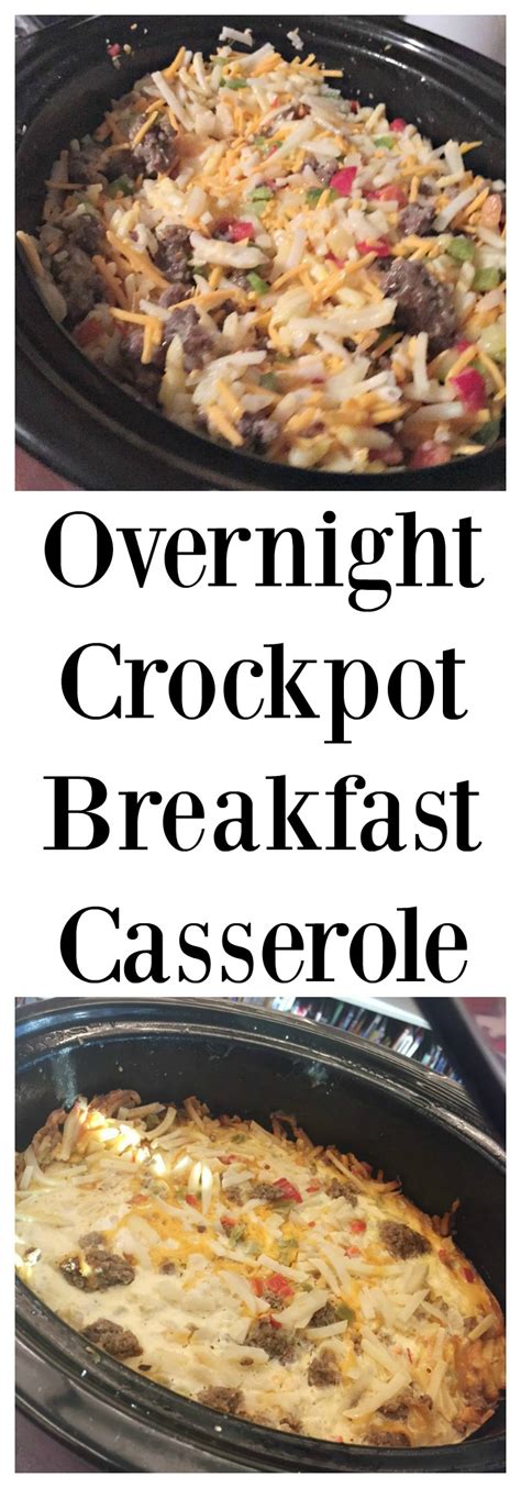 overnight crockpot breakfast casserole sippy cup mom