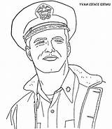 Coloring Navy Pages Sailor Kids Colouring Veterans sketch template