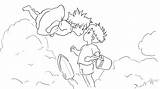 Ponyo Ghibli Falaise Trulyhandpicked sketch template