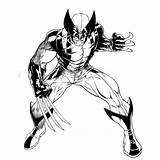Coloring Wolverine Marvel Superhero Printable Men Superheroes Pages Ecoloringpage Ready Action Cartoon Series Kids sketch template