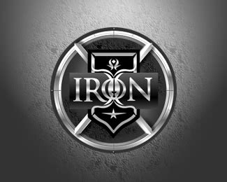iron logo  bluex  deviantart
