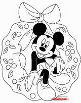 Mickey Coloring Christmas Pages Mouse Disney Drawing Book Disneyclips Crayola Giant Sheets Printable Minnie Kids Baby Halloween Wicked Most Wreath sketch template