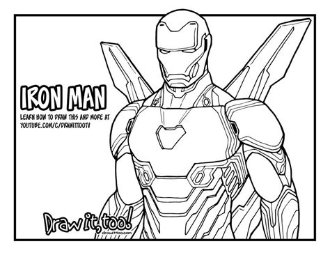 image result  iron man coloring pages easy infinity war hulk