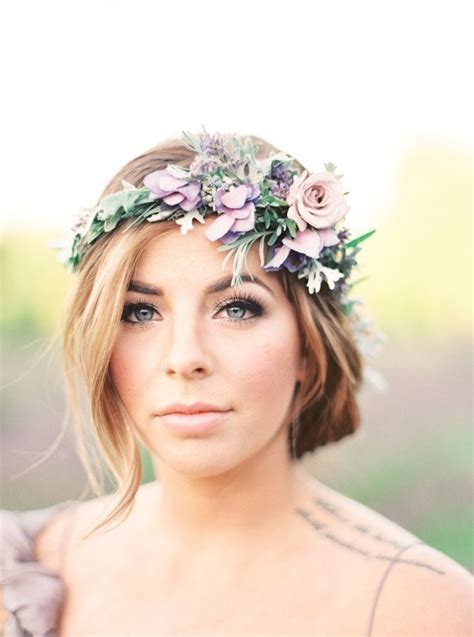 36 Romantic Flower Crowns For Spring And Summer Weddings